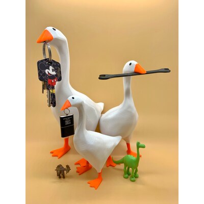 Special Color_Untitled Goose Key Holder Magnetic_ Tool Holder _Home Miniature Decoration_Untitled Goose Miniature (3D Printed)_Holiday Event - image6